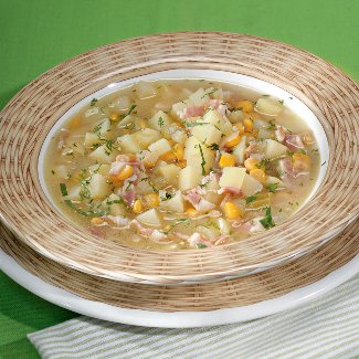 Рецепт - особый лондонский суп из колотого зеленого гороха