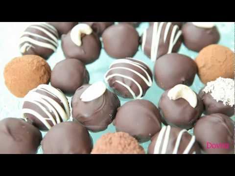 шоколадные конфеты с орехами и коньяком Rum Balls