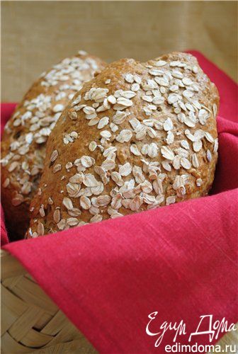 Рецепт - хлеб пшеничный с овсяными хлопьями