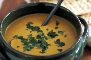 Рецепт - супа с чечевицей и карри