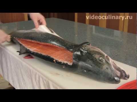 Рецепт - Разделка лососёвых рыб