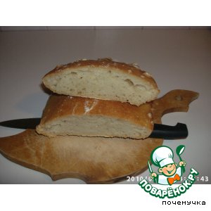 Простая чиабатта  No-Knead Ciabatta