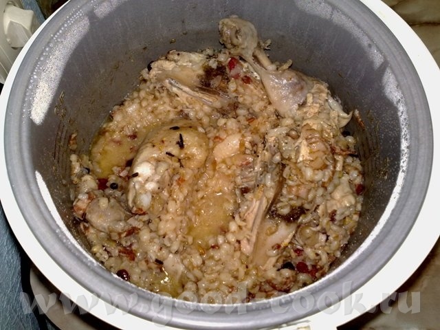 Рецепт - курица с клюквой и беконом