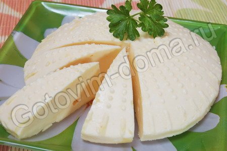 Рецепт - домашний сыр из творога
