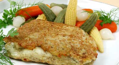 Рецепт - Блюда из рыбы и морепродуктов : Треска с тертым картофелем