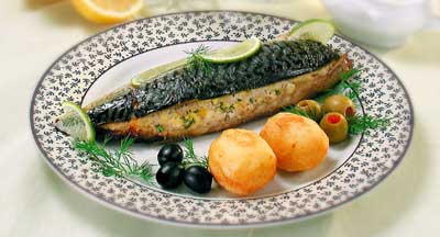 Рецепт - Блюда из рыбы и морепродуктов : Филе скумбрии, запеченное в фольге
