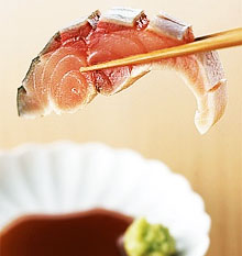 Рецепт - Блюда из рыбы и морепродуктов : Сашими
