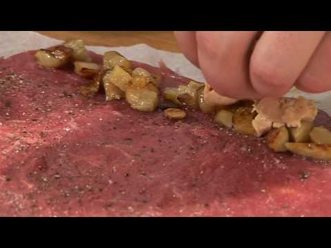 Тальятелле с роллами из говядины и соусом фуа-гра