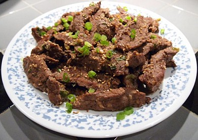 Рецепт - пулькоги (маринованная говядина барбекю)