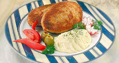 Рецепт - Блюда из рыбы и морепродуктов : Шницель из хека