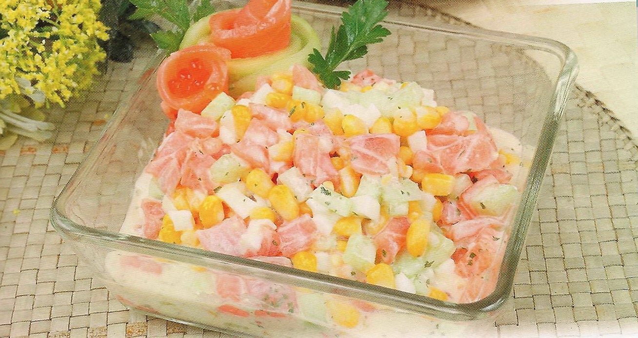Рецепт - салат из сёмги