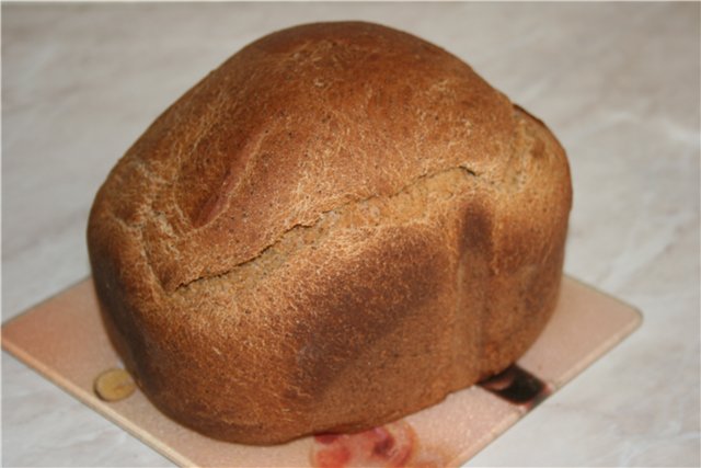Рецепт - пшенично-ржаной хлеб со смесью перцев (хлебопечка)