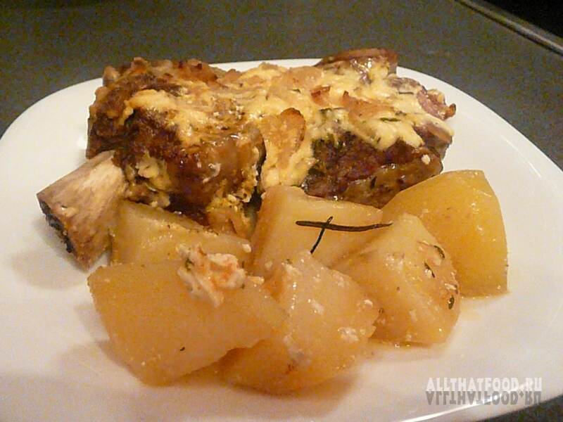 Рецепт - телятина с картофелем