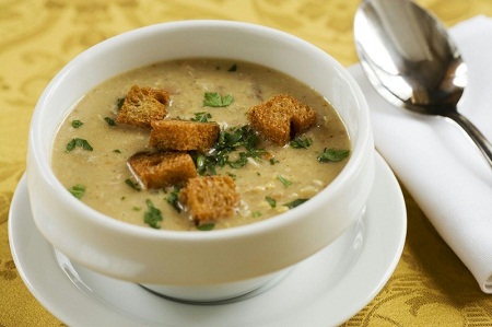 Рецепт - пивной суп с беконом