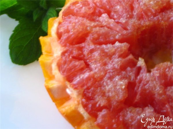 Рецепт - запечeнный грейпфрут