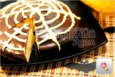 Рецепт - пирог с тыквой «Хэллоуин»