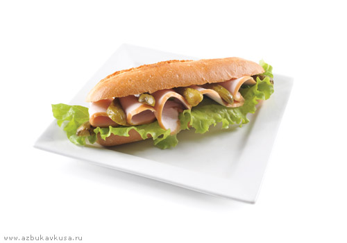 Рецепт - сэндвичи с беконом и маринованным огурцом