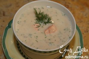 Рецепт - суп с семгой и картофелем
