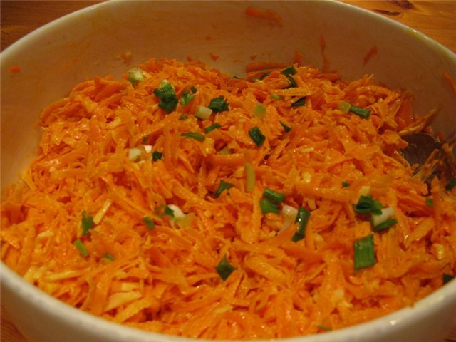 Закуска-салат из моркови