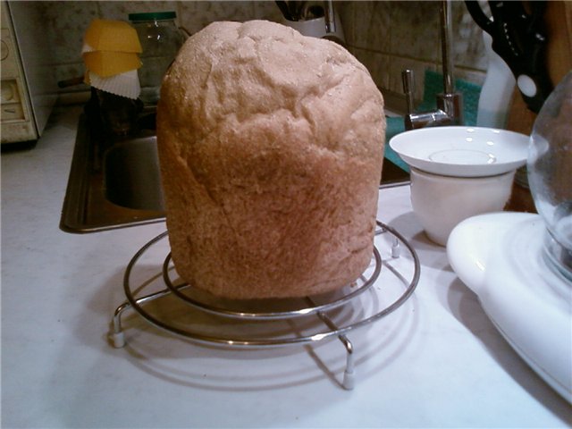 Рецепт - французский хлеб на закваске в хлебопечке
