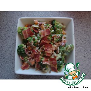 Рецепт - салат из капусты брокколи 