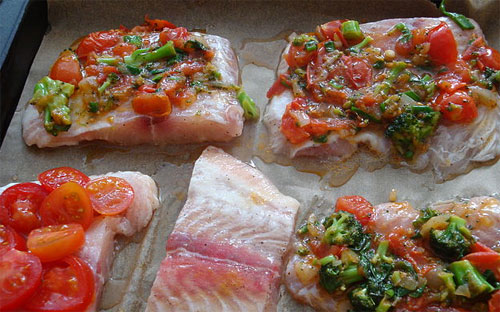 Рецепт - Блюда из рыбы и морепродуктов : Шашлычок из рыбы (2)